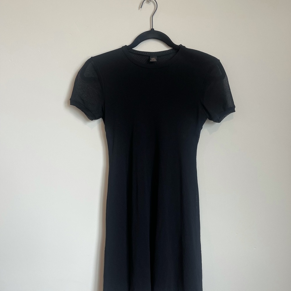 Only Hearts Black Mesh Dress